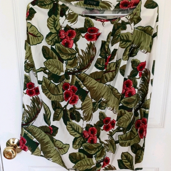 J. Crew Dresses & Skirts - Tropical Floral Wrap Skirt